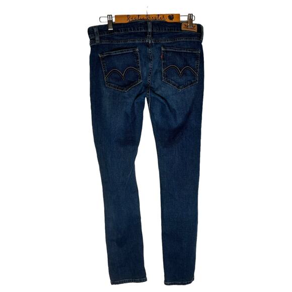 Womens Vintage Levis 524 Too Superlow stretch darker wash Y2K 13M - Picture 2 of 7